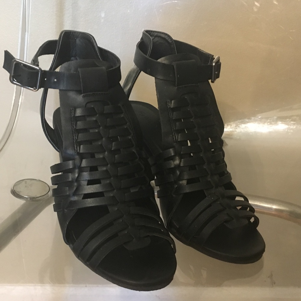 Black Sandals from LuLu's